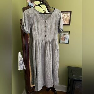 Simply Darling Co. Handmade Linen Dress |Size XXS| Read description for details🌻
